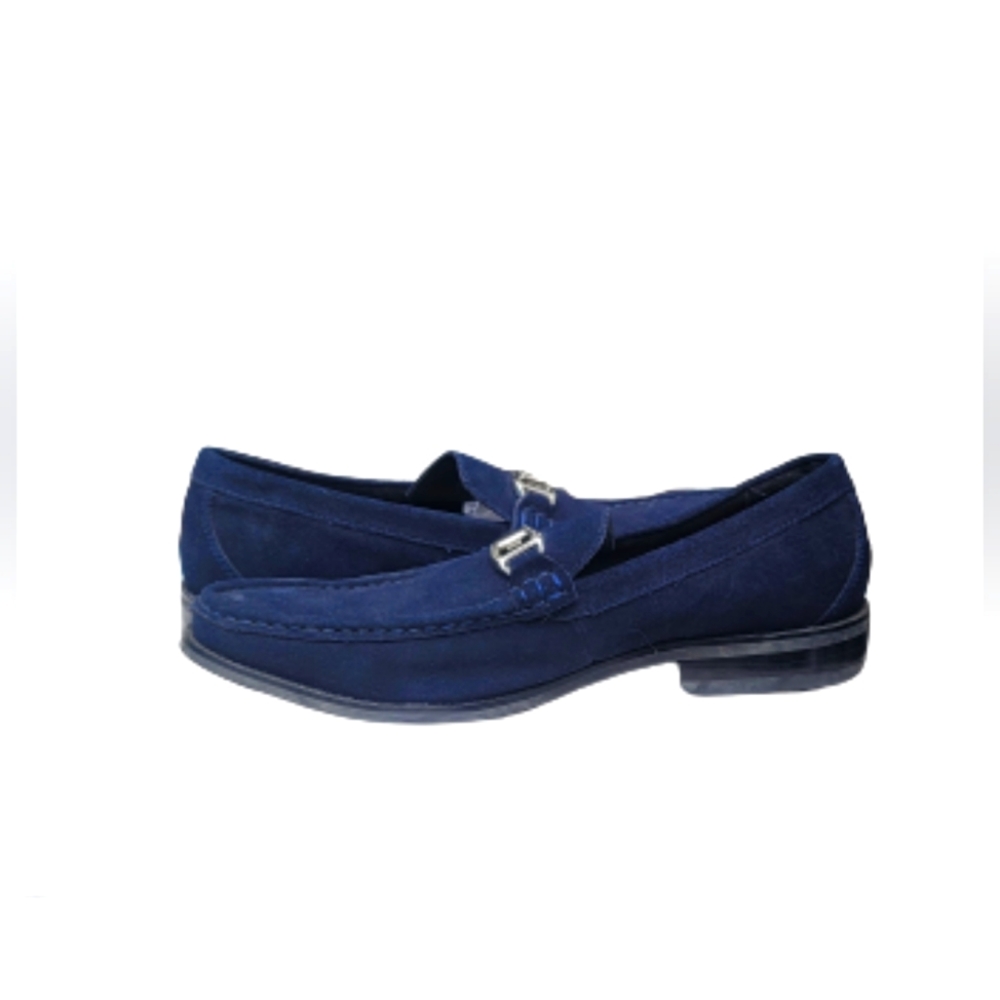 Stacey Adam's Blue Suede Loafer Shoes